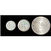 Image 2 : Indian States - Kutch Lot of 3 Silver Coins