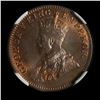 Image 1 : India 1930 Quarter Anna, NGC MS-64