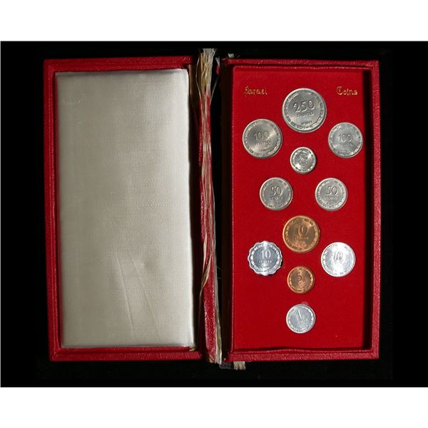Israel 11 Piece Early Pruta Coin Set c.1949-1950's