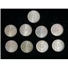 Image 2 : Netherlands East Indies 1/10 Guilden, Lot of 9 Coins