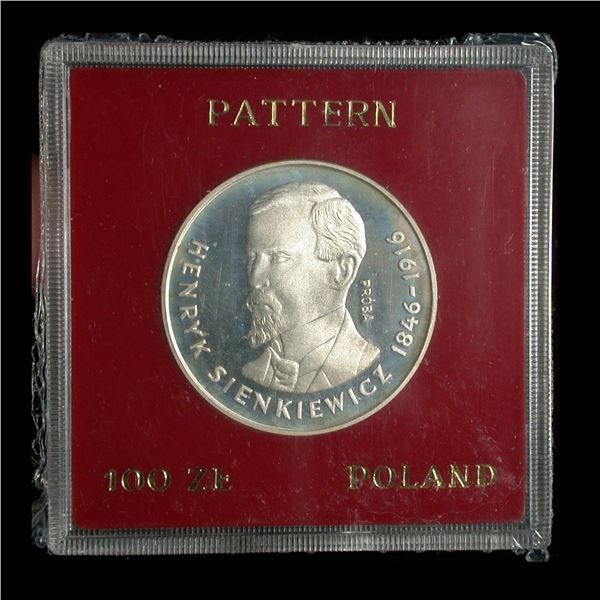Poland 1977 One Hundred Zlotych Pattern, Sienkiewicz