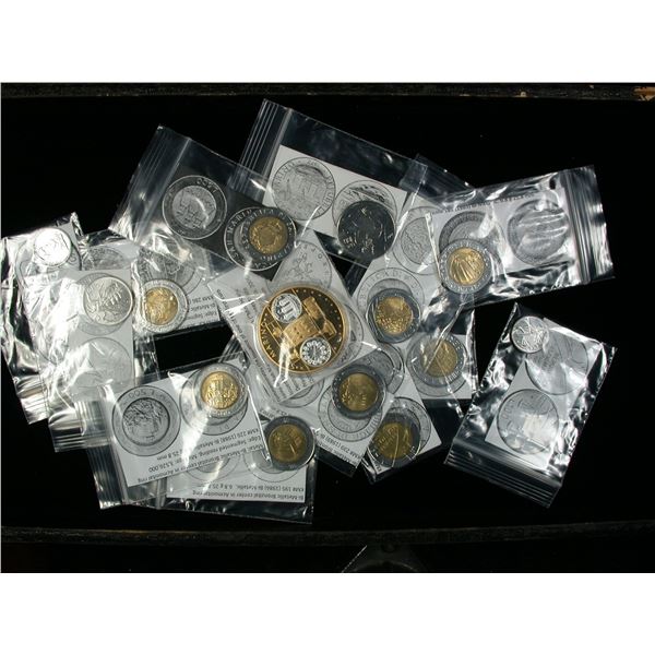 San Marino Lot of 13 Modern Coins and 1 Token