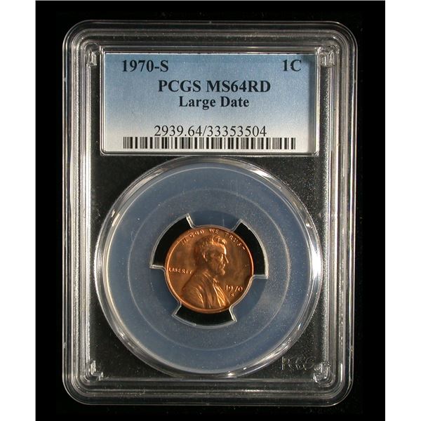 United States 1970-S One Cent, PCGS Large Date