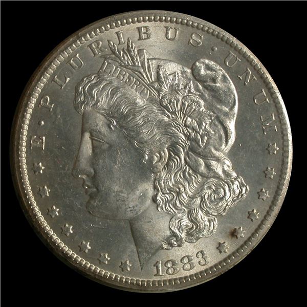 United States 1883-CC Morgan Dollar, ICCS MS-64