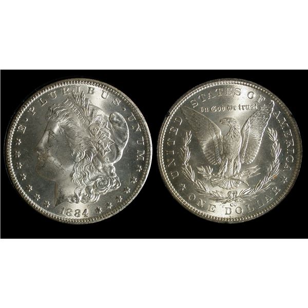 United States 1884-CC Morgan Dollar, GSA BU