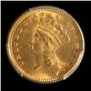 Image 4 : United States 1888 One Dollar Gold, PCGS MS-63