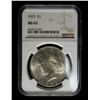 Image 3 : United States 1923 Peace Dollar, NGC MS-63