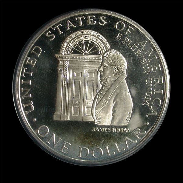 United States 1992-W One Dollar, White House