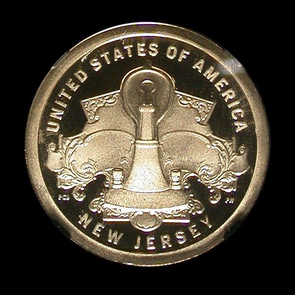 United States 2019-S One Dollar Innovation Light Bulb, NGC
