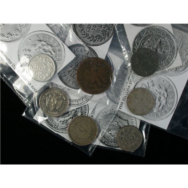Lot of 7 “Mixed” World Coins (Belgium, Luxemburg, etc.)
