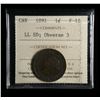 Image 1 : 1891 One Cent, Large Leaves Small Date