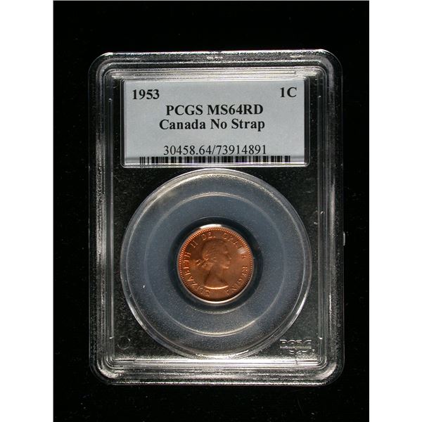 1953 NSF One Cent PCGS MS-64