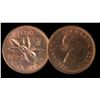 Image 2 : 1954 Shoulder Fold One Cent, Hanging 4