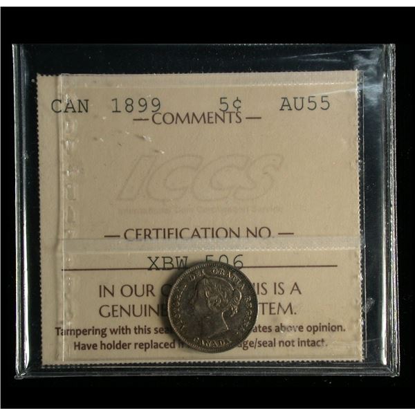 1899 Five Cents, ICCS AU-55