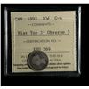 Image 1 : 1893 Ten Cents, Flat Top 3