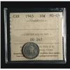 Image 1 : 1945 Ten Cents, ICCS MS-64
