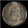 Image 1 : 1953 Ten Cents, Shoulder Fold