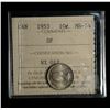 Image 3 : 1953 Ten Cents, Shoulder Fold