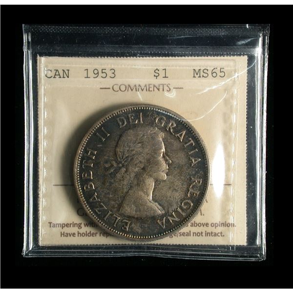 1953 One Dollar, No Shoulder Fold
