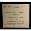 Image 4 : 1975 One Dollar Attached Jewel, ICCS Specimen-67