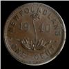 Image 2 : Newfoundland 1940 One Cent, Re-Engraved Date