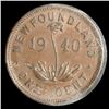 Image 4 : Newfoundland 1940 One Cent, Re-Engraved Date