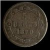Image 3 : Newfoundland 1870 Five Cents, Obverse 1