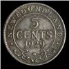 Image 2 : Newfoundland 1929 Five Cents, ICCS EF-45