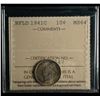 Image 1 : Newfoundland 1941-C Ten Cents, ICCS MS-64