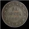 Image 2 : Newfoundland 1881 Twenty Cents, ICCS VF-20