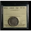 Image 1 : Newfoundland 1882H Twenty Cents, ICCS VF-30