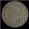 Image 2 : Newfoundland 1890 Twenty Cents, ICCS VF-20