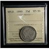 Image 1 : Newfoundland 1890 Twenty Cents, ICCS VF-30