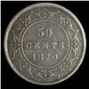 Image 3 : Newfoundland 1870 Fifty Cents, ICCS VF-20