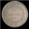 Image 5 : Newfoundland 1874 Fifty Cents, ICCS Fine-15