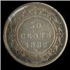 Image 3 : Newfoundland 1882H Fifty Cents, ICCS EF-45