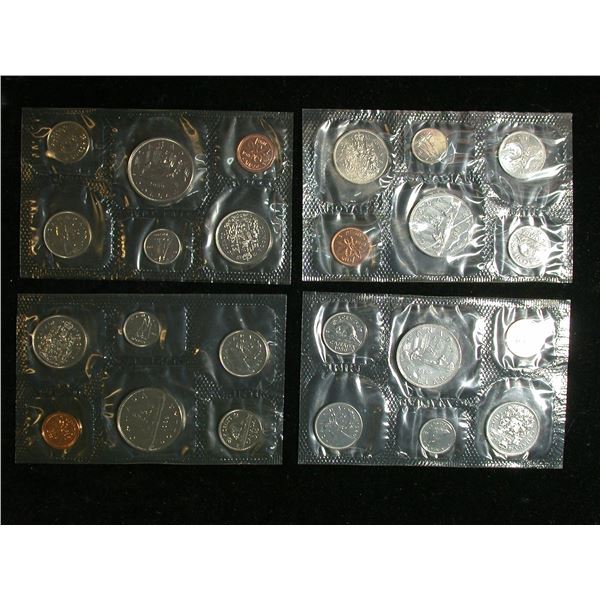 Canada Run of 10 Prooflike Sets, 1980-89