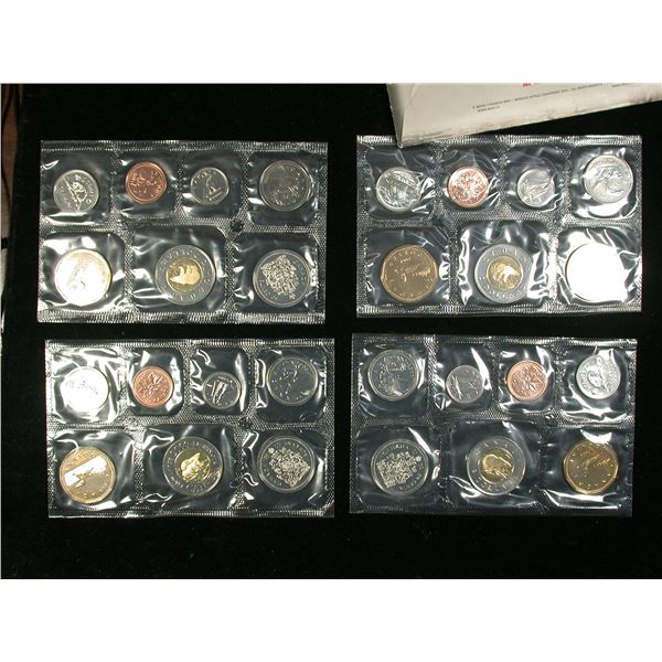 Canada Run of 9 Prooflike Sets, 2000 to 2006, 2008