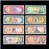 Image 1 : Dominican Republic Set of 8 Specimen Notes, 1 to 1,000 Pesos
