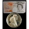 Image 4 : Great Britain 1997 Royal Wedding Anniversary Coin & Note Set