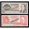 Image 4 : Paraguay Set of 5 Specimen Notes, 100 to 10,000 Guaranies