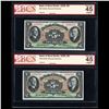 Image 1 : Bank of Nova Scotia Five Dollars 1935, Consecutive Pair!