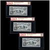 Image 1 : Bank of Nova Scotia Ten Dollars 1935, Consecutive Trio!
