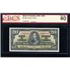 Image 1 : Bank of Canada Twenty Dollars 1937, EF-40