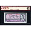 Image 1 : Bank of Canada Ten Dollars 1954, Devil's Face