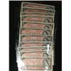 Image 2 : Bank of Canada Two Dollars 1954, Study Lot of 200+ Notes