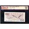 Image 1 : Bank of Canada One Hundred Dollars 1988