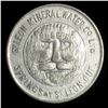 Image 1 : St. Leon Mineral Water Good for One Glass Token, 1890