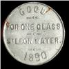 Image 3 : St. Leon Mineral Water Good for One Glass Token, 1890