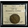 Image 1 : Lindsay Ontario, McConnell Royal Hotel Token Br.25